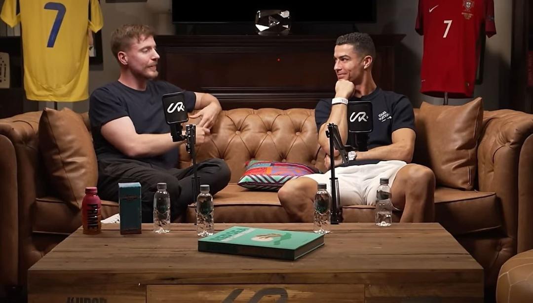 Cristiano y Mr Beast rompen el internet con entrevista en YouTube