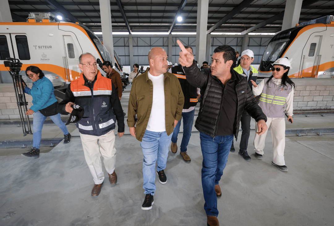 Línea 4: Enrique Alfaro realiza primer recorrido en la ruta hacia Tlajomulco