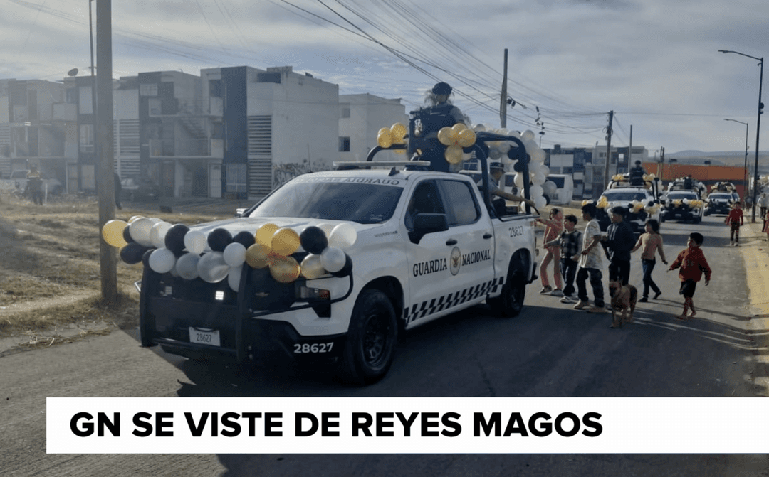 Guardia Nacional entrega juguetes en el Día de Reyes