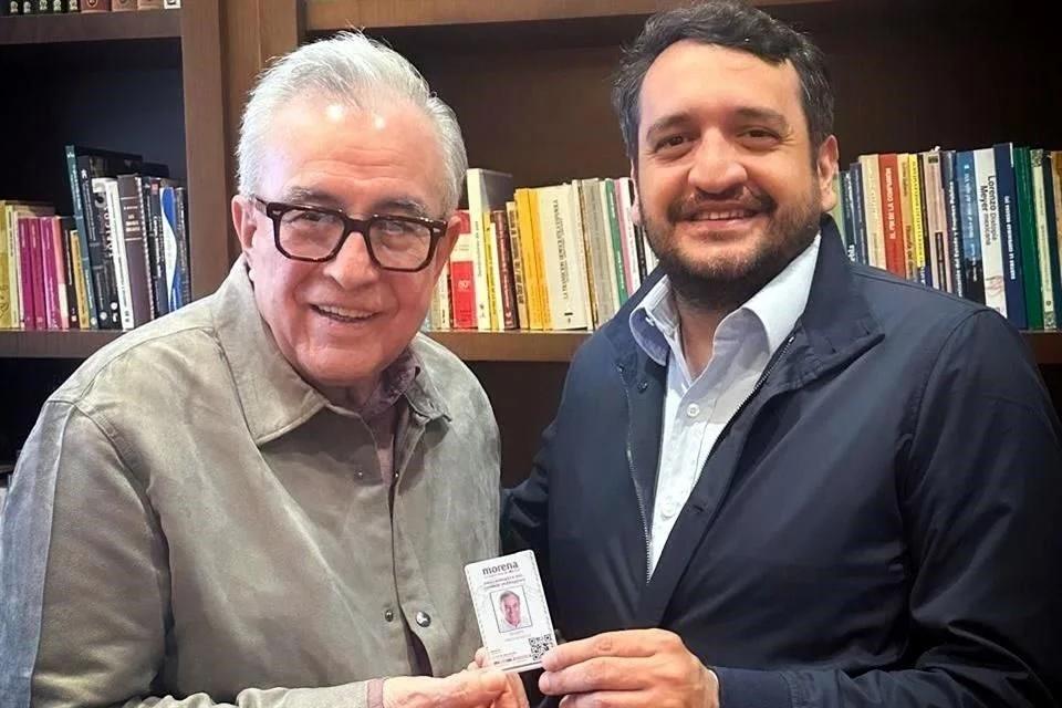 Sinaloa: Rocha se reúne con hijo de AMLO y recibe afiliación a Morena