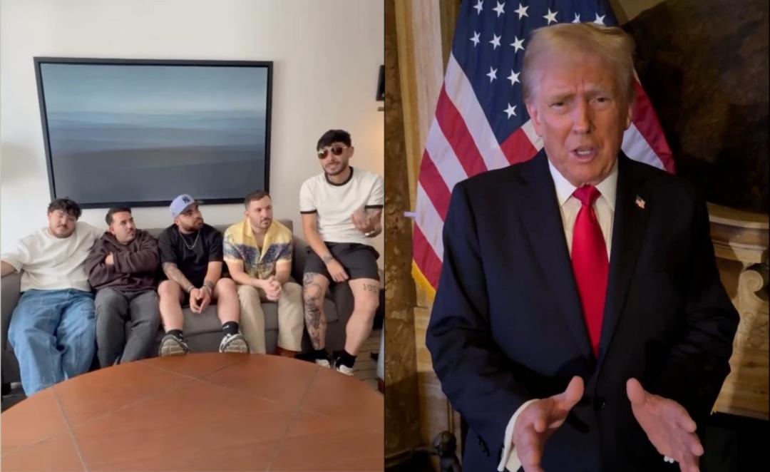 Grupo Frontera rompe el silencio y se disculpa por polémica de Trump