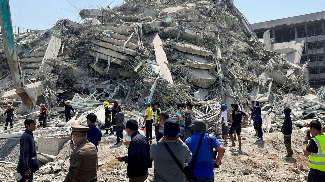 Terremoto de 7.7 sacude a Myanmar y alcanza a Tailandia