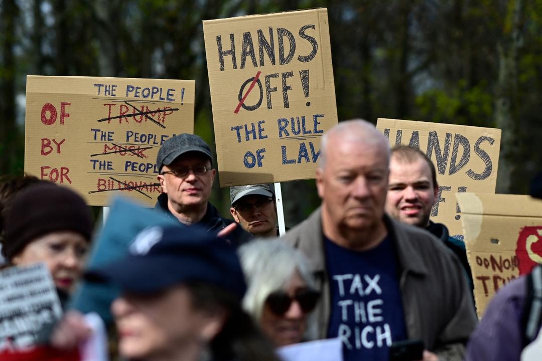 Trump: Este 5 de abril se realizan protestas contra el mandatario