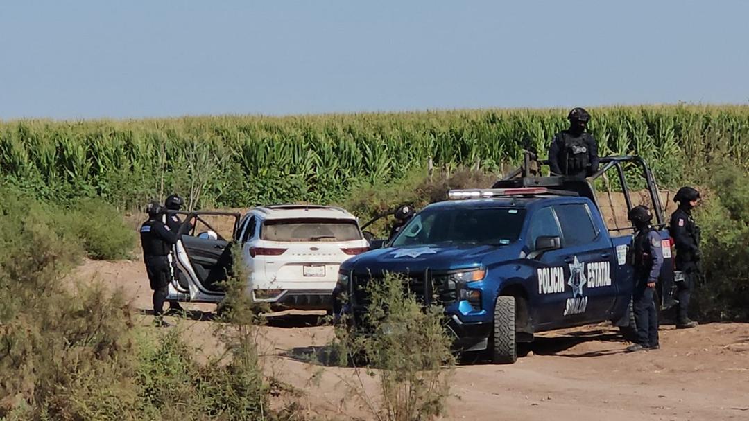 Sinaloa: Enfrentamiento armado deja 3 vehículos asegurados