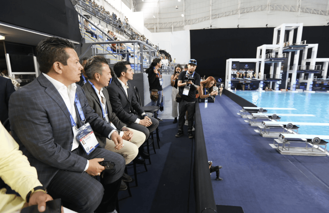 Pablo Lemus asiste a la Copa Mundial de Clavados Guadalajara 2025