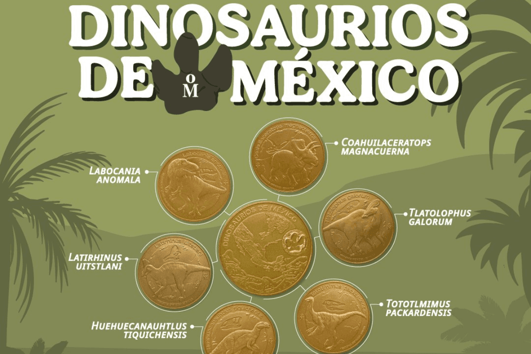Colección de monedas de dinosaurios, ¿dónde conseguirlas en México?