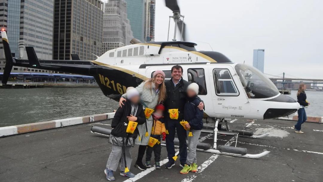 Nueva York: Últimas fotos de la familia antes del desplome de helicóptero