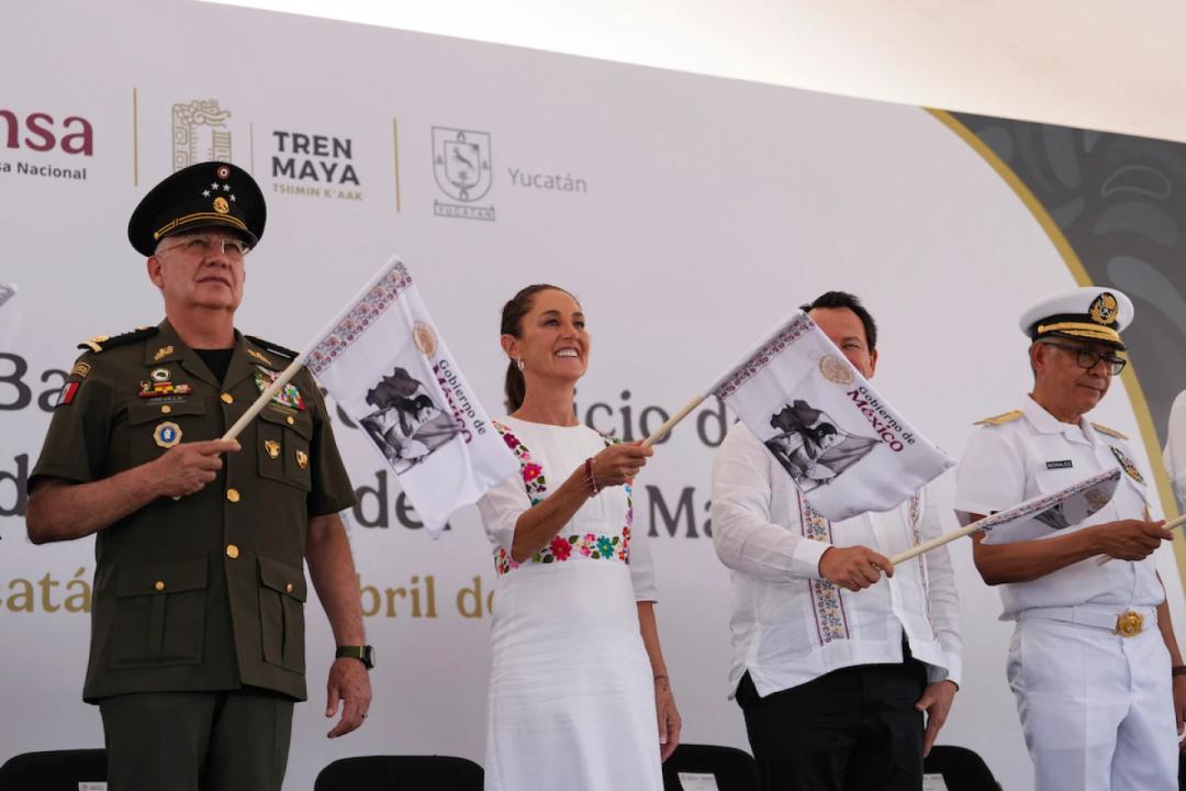 Sheinbaum pone en marcha obras para carga en el Tren Maya