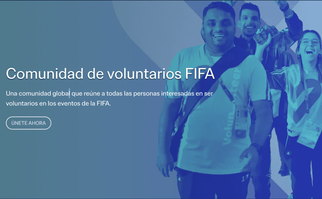 Mundial 2026: ¿Quieres ser voluntario? FIFA abre convocatoria