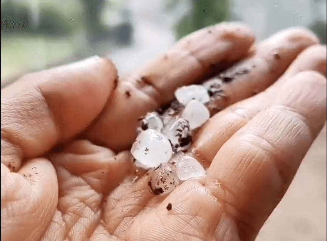 Lluvia torrencial con granizo sorprende Mazamitla