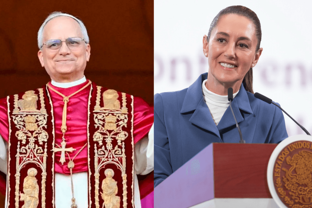 Claudia Sheinbaum felicita al papa León XIV