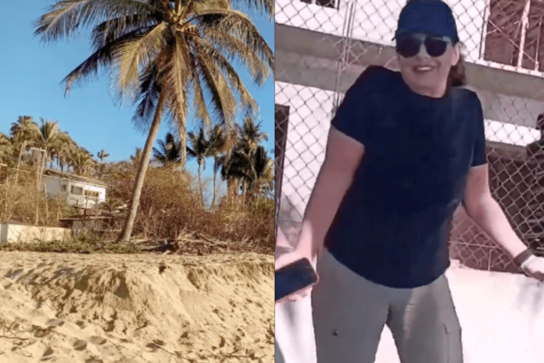 Viral: Estadounidense quería adueñarse de playa en Nayarit y la multan