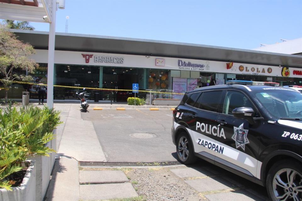 Zapopan: Se registra ataque armado en una plaza de Jardín Real