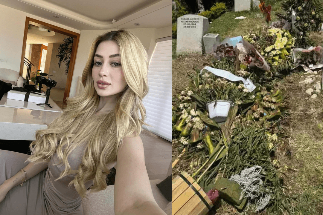 Valeria Márquez: Vandalizan la tumba de la influencer; así quedó