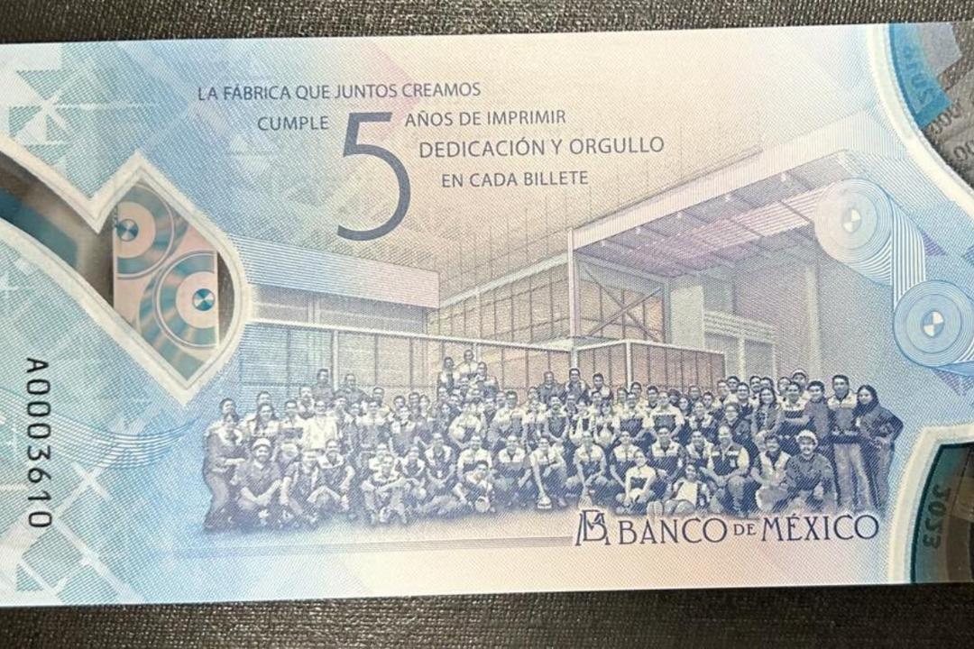Billete de 5 pesos sorprende; Banxico explica de dónde viene