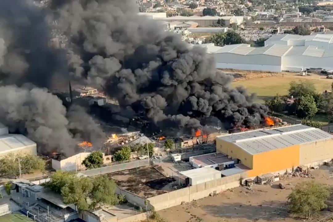 Incendio en el Álamo Industrial: Las impactantes imágenes del siniestro
