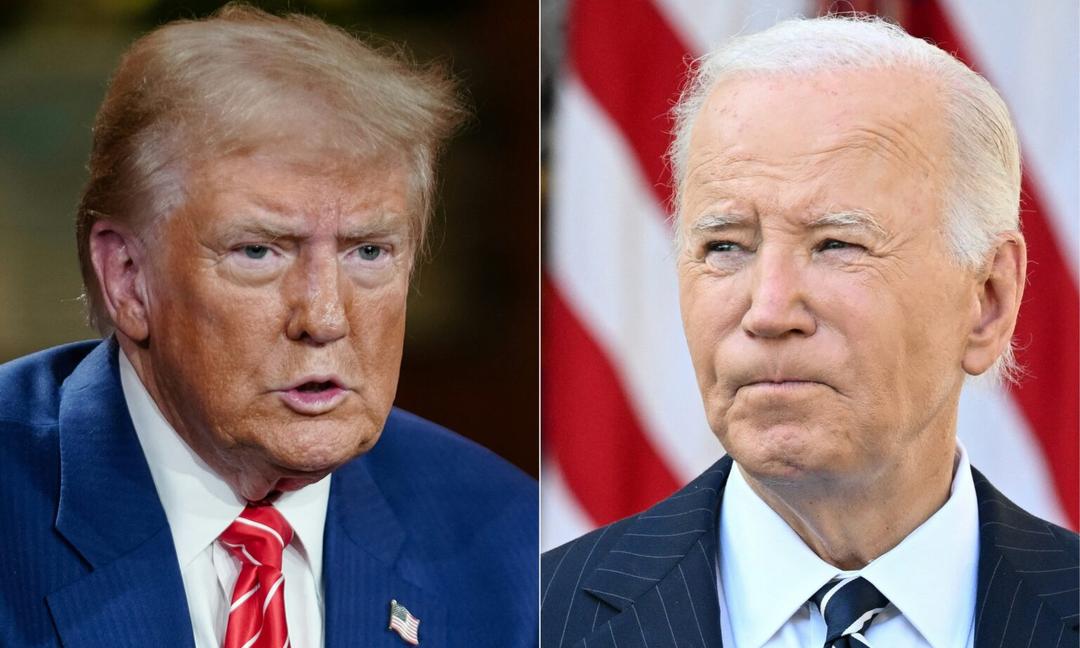 Trump ordena investigar la salud de Biden y el exmandatario responde