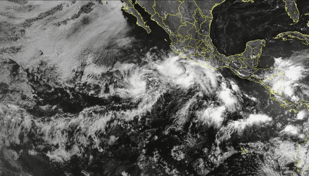 Bárbara y Cosme podrían causar efecto Fujiwhara