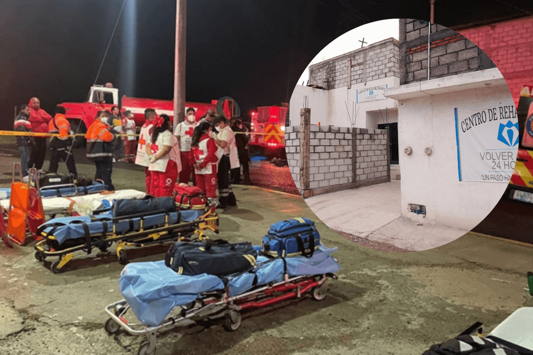 Guanajuato: Mueren 12 en incendio en centro de rehabilitación