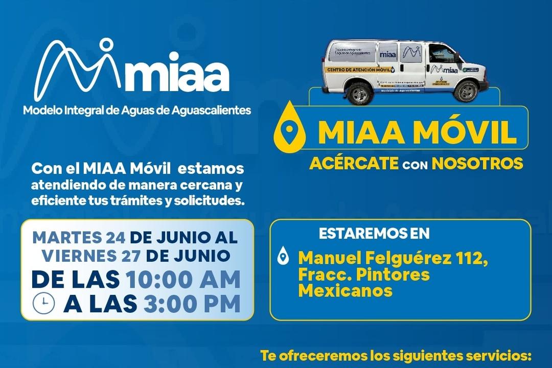Aguascalientes: MIAA Móvil llega a Pintores Mexicanos