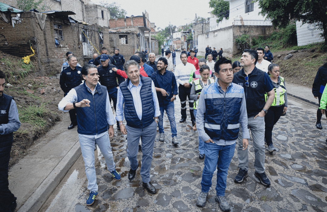 Zapopan realiza censo de afectados por lluvias en La Martinica y Lomas de Tabachines