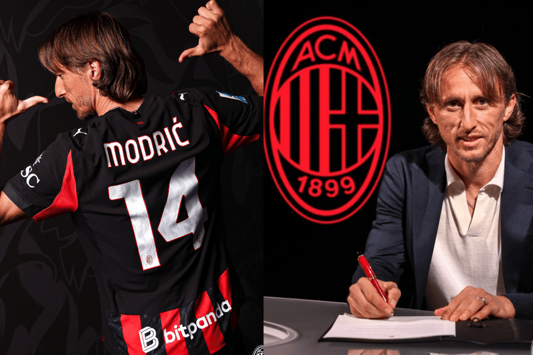 ¡Oficial! Luka Modrić es nuevo jugador del AC Milán