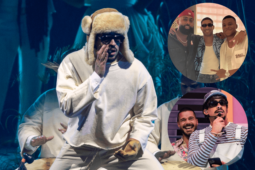 Mbappe y Ricky Martin visitan la residencia de Bad Bunny