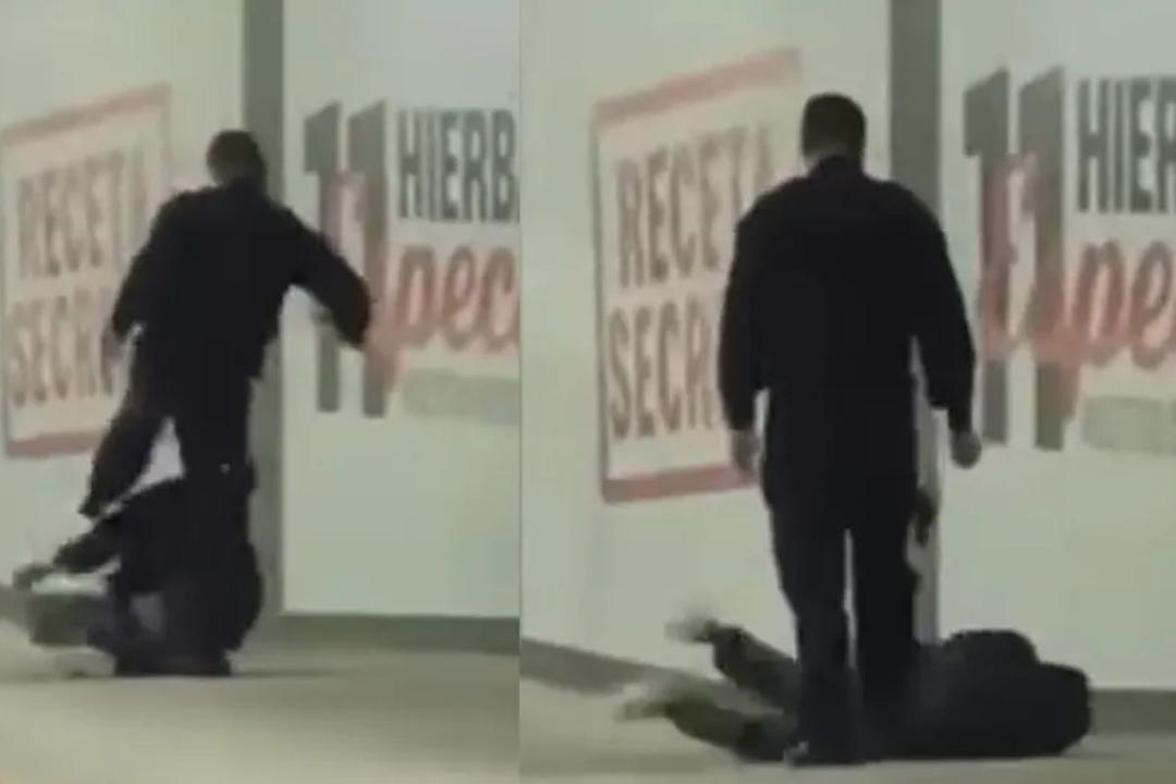 Tlaquepaque: Suspenden a policía por patear a un indigente