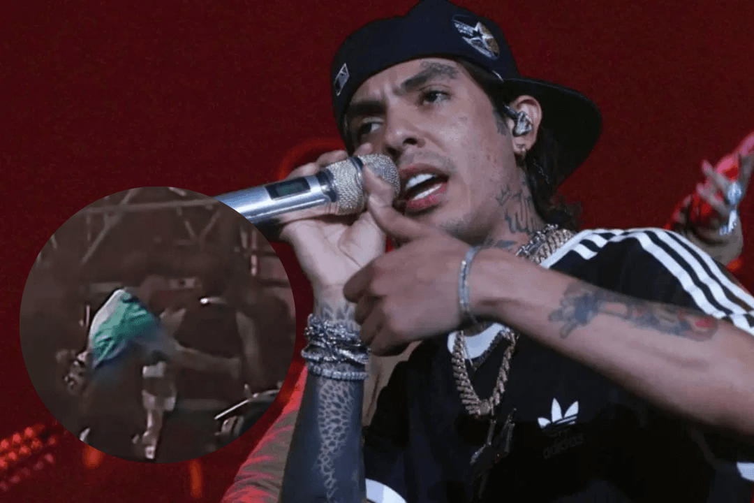 Natanael Cano: ¡Se vuelve loco! Golpea y rompe laptop de DJ en pleno concierto