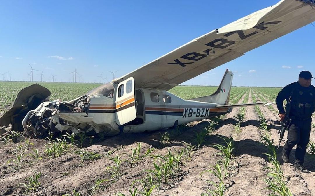 Tamaulipas: ¡Accidente aéreo! Avioneta se desploma y deja un muerto