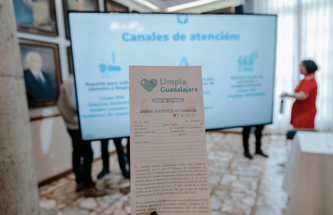 Gobierno de Guadalajara anuncia acciones para tener la ciudad más limpia de México