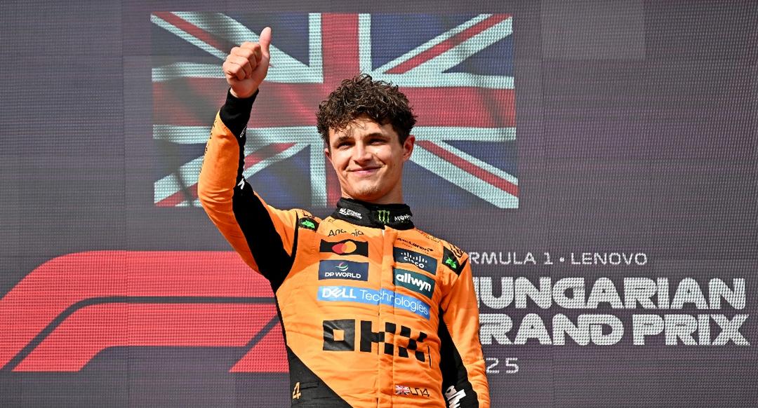 F1: Lando Norris gana en GP de Hungría de F1