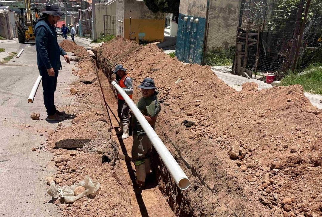 MIAA rehabilita red de agua en Aguascalientes