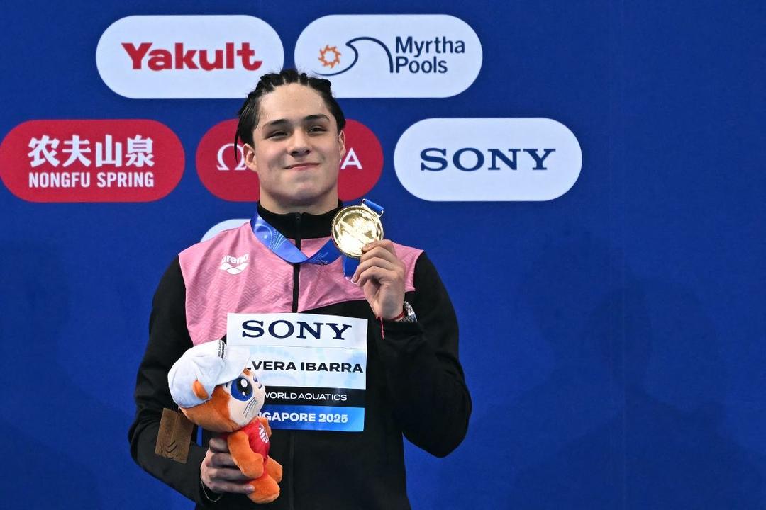 ¡Osmar Olvera gana el oro en el Mundial de Singapur!