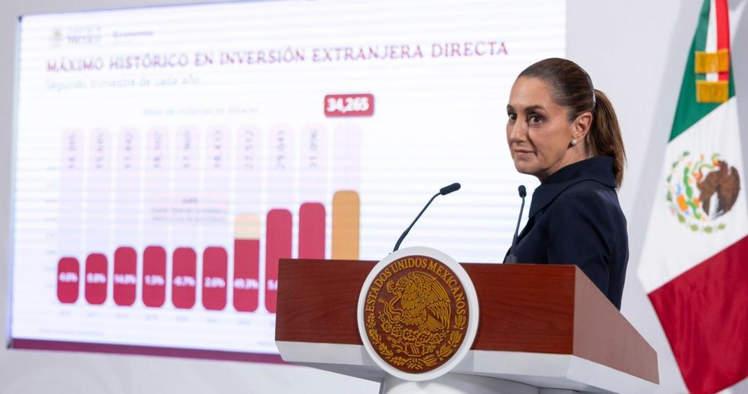México rompe récord en IED por 334 mil MDD este año