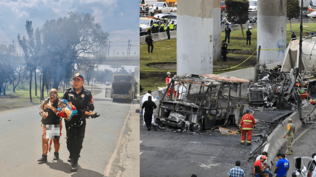 Iztapalapa: Mujer protege con su cuerpo a bebé durante explosión