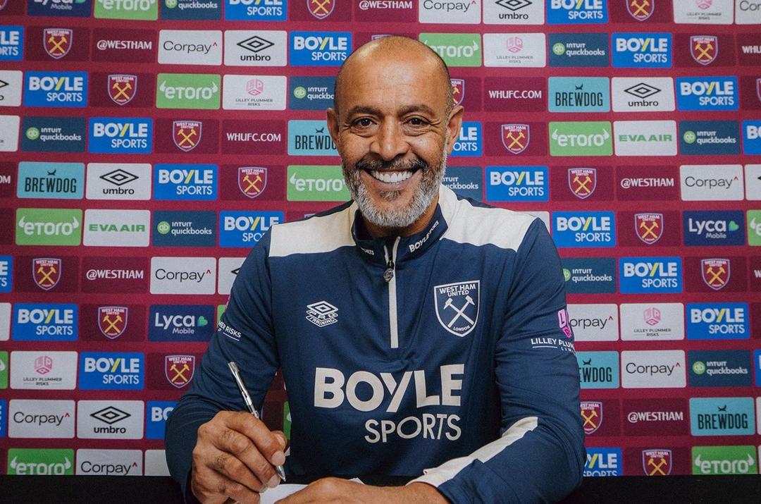 West Ham: Nuno Espírito Santo es nuevo DT de los Hammers