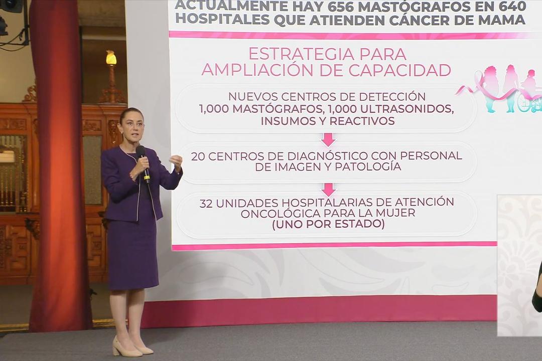 Cáncer de Mama: Sheinbaum presenta nuevo modelo de atención universal