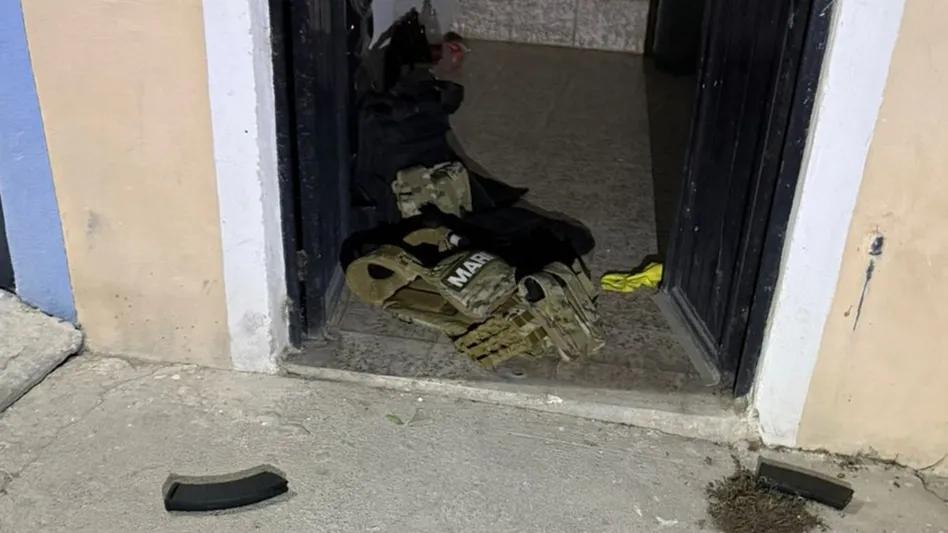 Teocaltiche: Aseguran casa con impactos de bala y cargamento