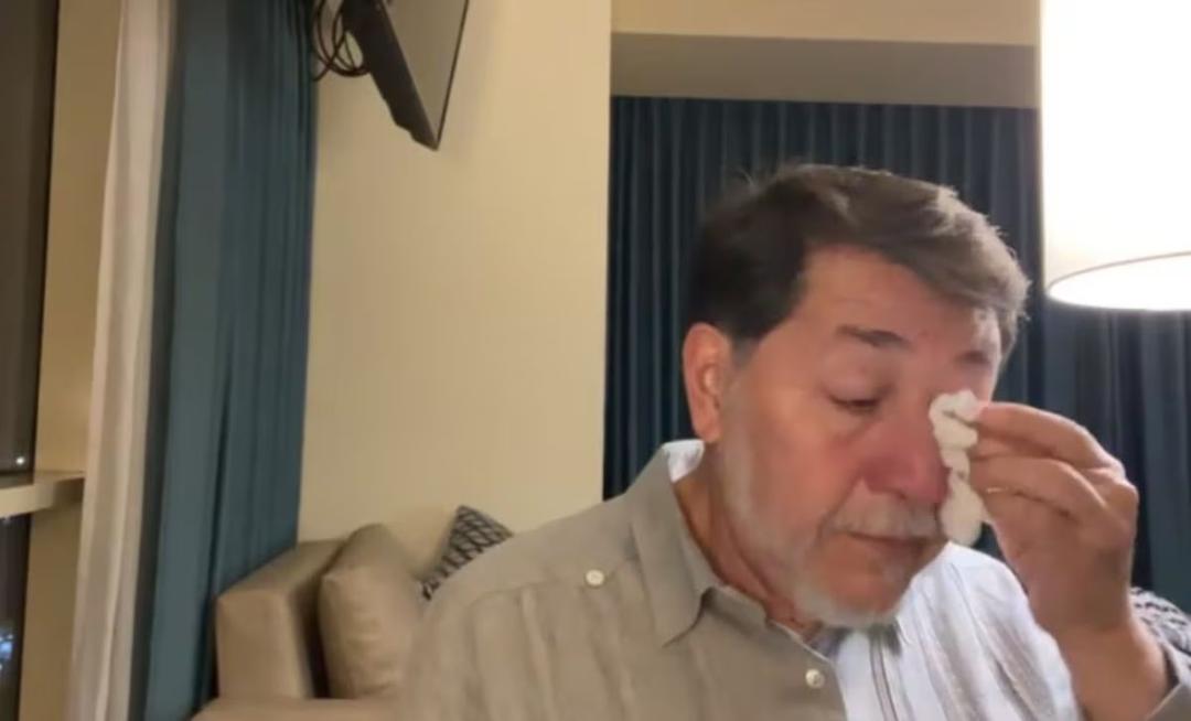 Noroña es funado en redes sociales; no lo dejaron entrar a Gaza