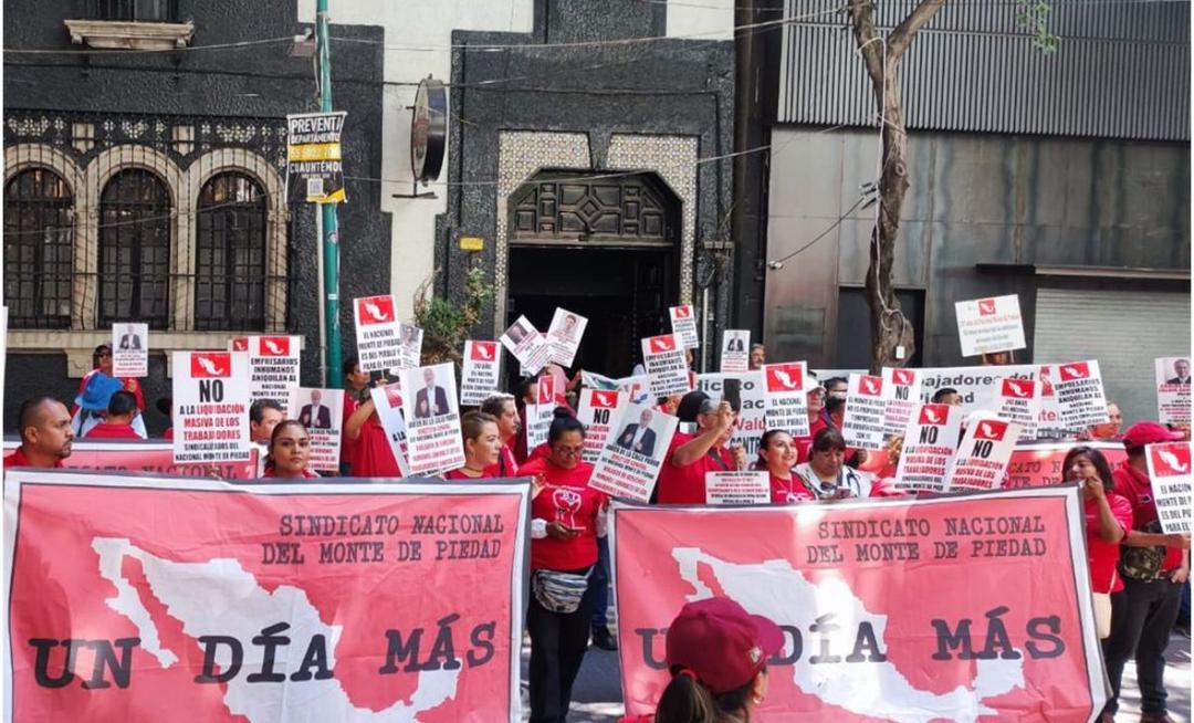 Nacional Monte de Piedad: Estalla huelga por violaciones al contrato colectivo
