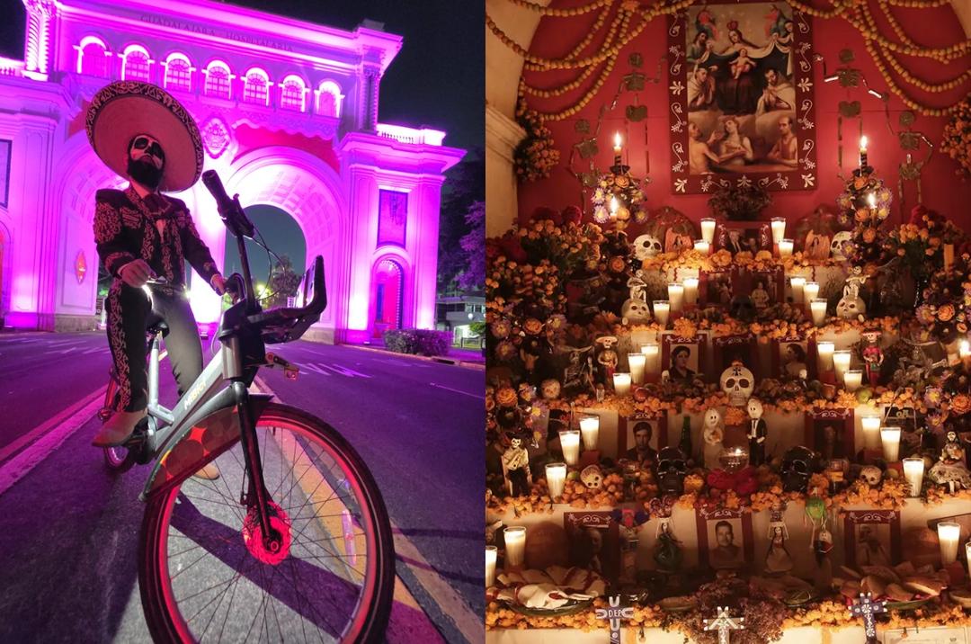 Vía Recreactiva nocturna se realizará por Día de Muertos en Guadalajara