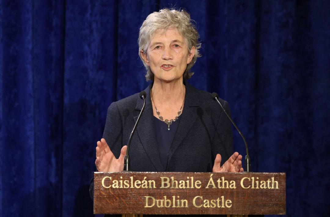 Catherine Connolly fue declarada ganadora de las elecciones presidenciales en Irlanda