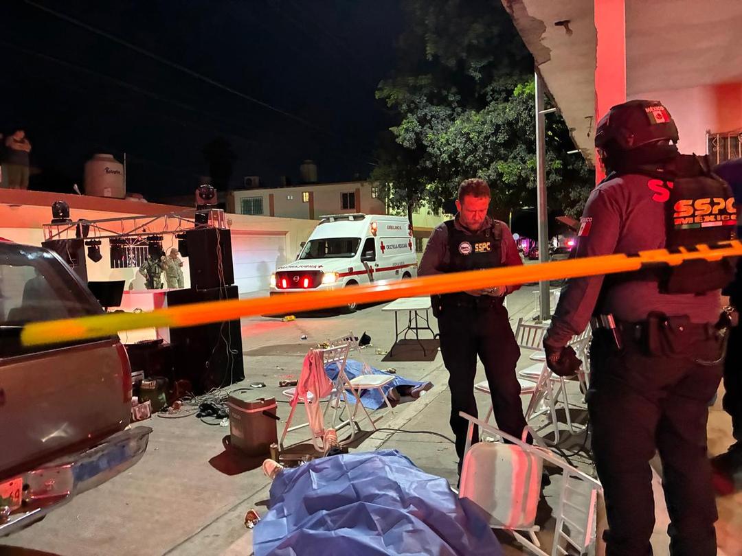 Culiacán: Ataque armado en fiesta deja cuatro muertos