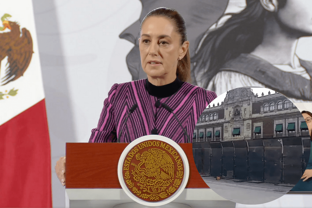 Generación Z: ¿Qué dice Sheinbaum sobre las vallas puestas en Palacio?