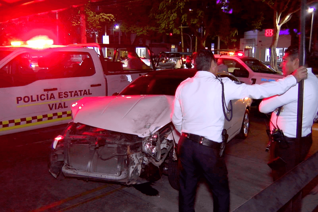 Guadalajara: Intensa persecución deja un hombre detenido