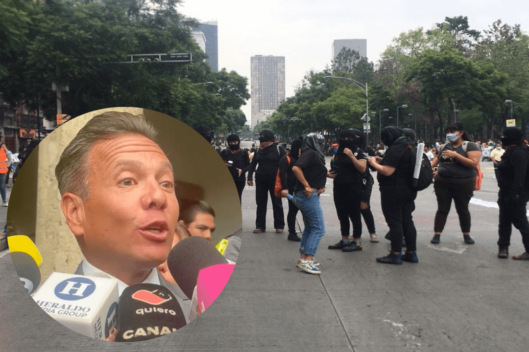 Lemus acusa que el ‘Bloque Negro’ fue carreado desde EdoMex