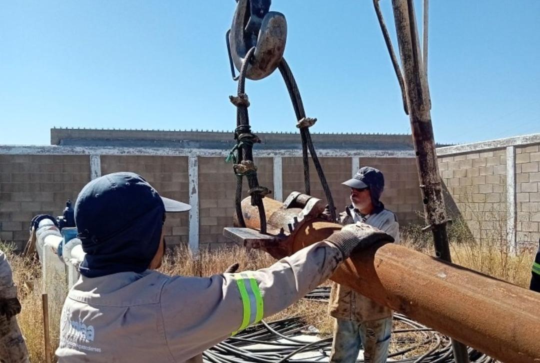 Aguascalientes: MIAA mejora el servicio en El Rosedal con cambio de bomba en pozo 179