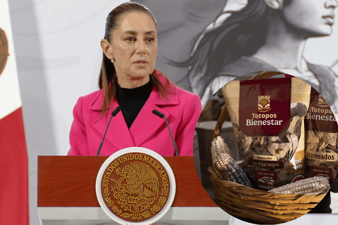 Claudia Sheinbaum presenta las tortillas el Bienestar