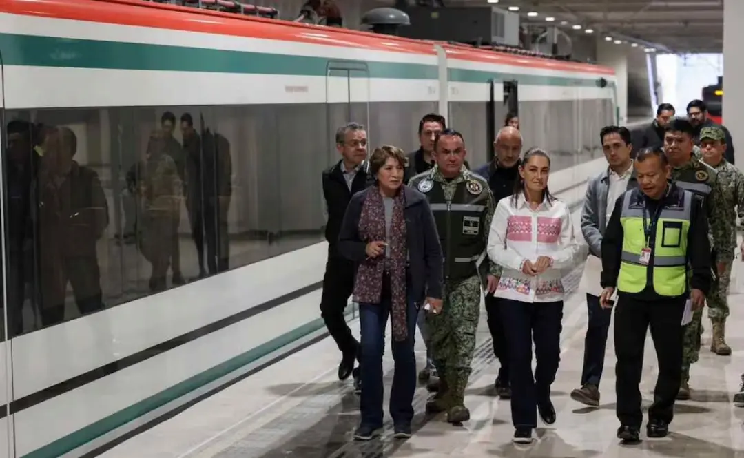 AIFA: Realizan pruebas del Tren Suburbano; operaría en Semana Santa